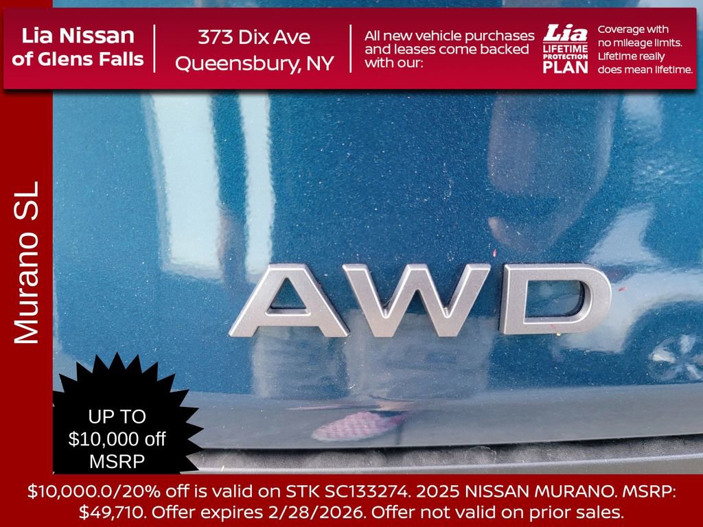 New 2025 Nissan Murano SL w/ Cargo Package image 6