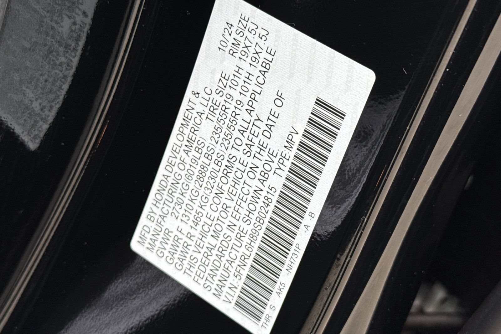 Used 2025 Honda Odyssey Touring image 35