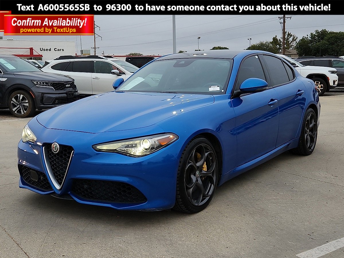 Used 2019 Alfa Romeo Giulia Ti Sport w/ Quick Order Package 22U Sport image 1