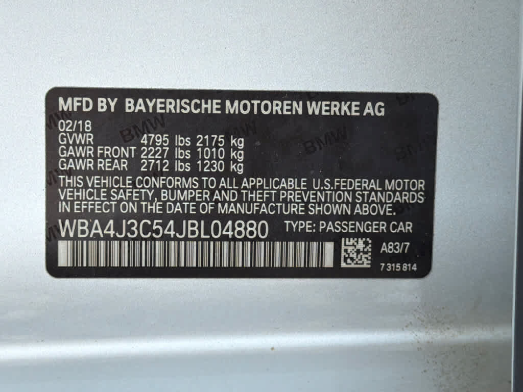 Used 2018 BMW 430i Gran Coupe xDrive AWD/4WD image 38