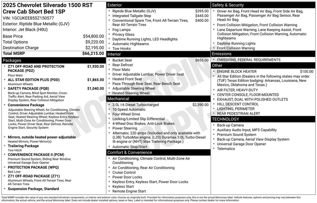 Certified 2025 Chevrolet Silverado 1500 RST image 37