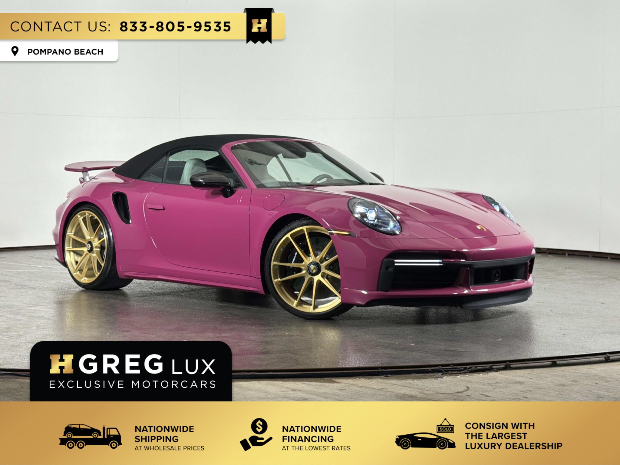 Used 2024 Porsche 911 Turbo AWD/4WD image 1