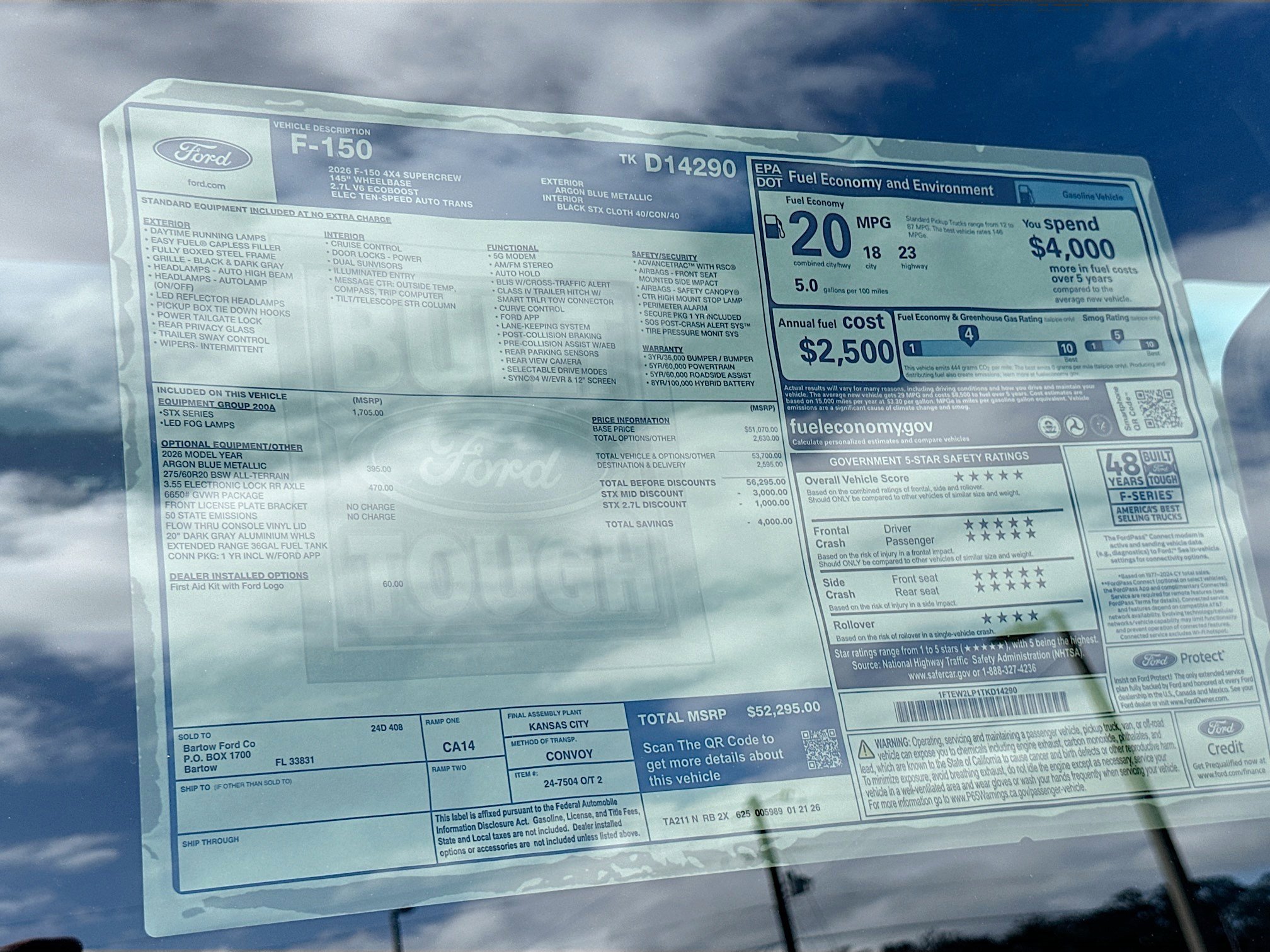 New 2026 Ford F150 STX w/ Equipment Group 200A image 18