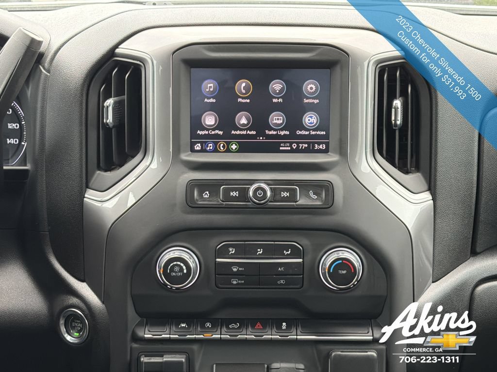 Certified 2023 Chevrolet Silverado 1500 Custom w/ LPO, Dark Essentials Package AWD/4WD image 22