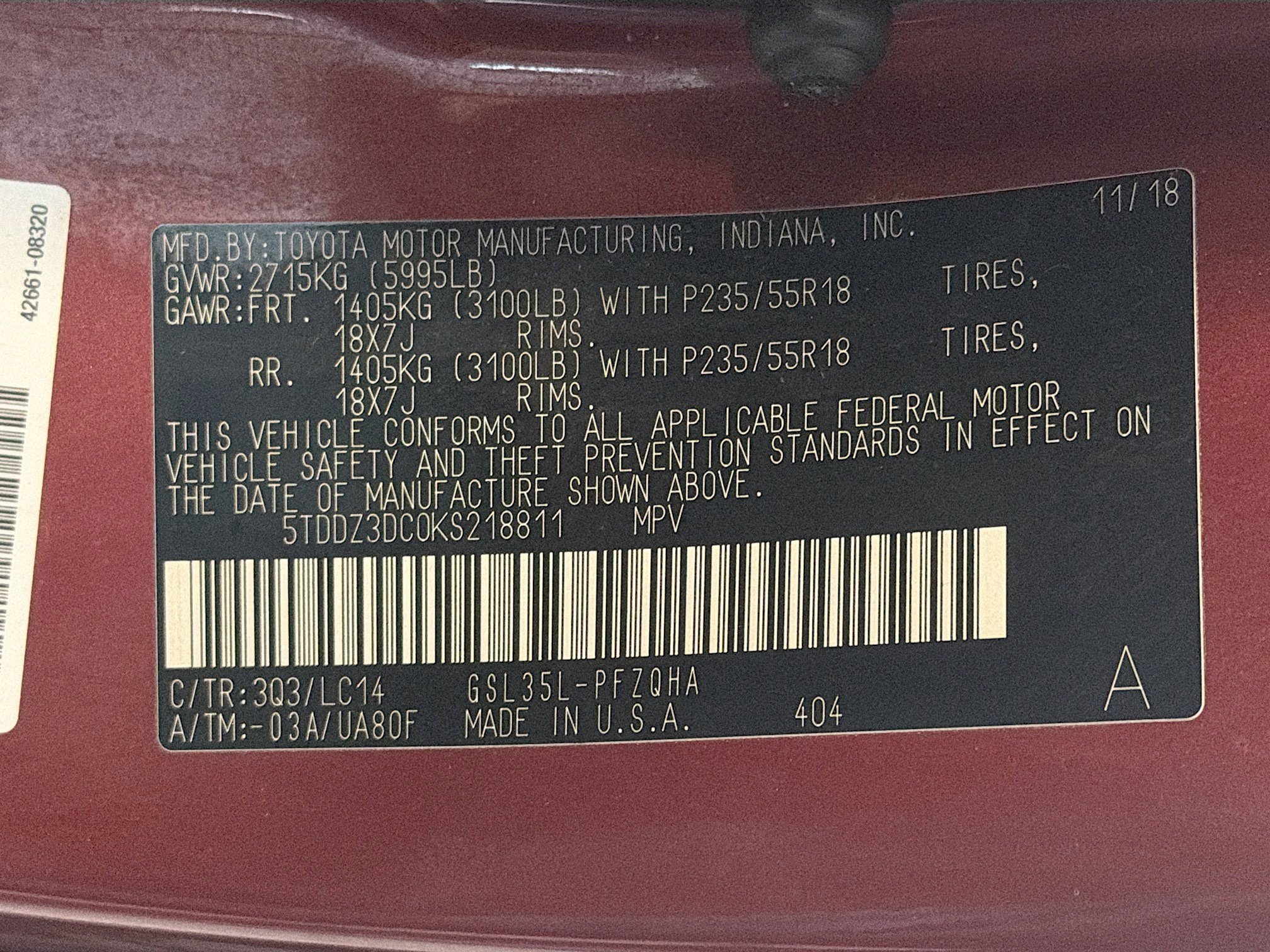 Used 2019 Toyota Sienna XLE image 12