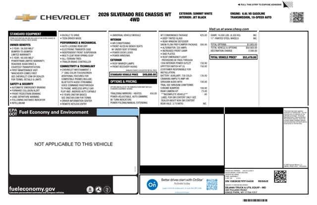 New 2026 Chevrolet Silverado 3500 W/T w/ WT Convenience Package AWD/4WD image 3
