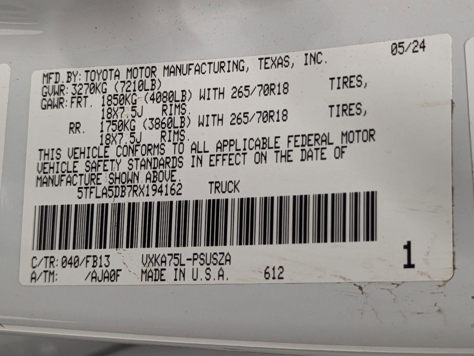 Used 2024 Toyota Tundra SR5 w/ SR5 Convenience Package image 16