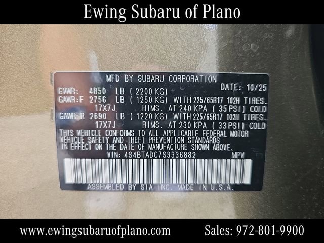 Used 2025 Subaru Outback Premium image 29
