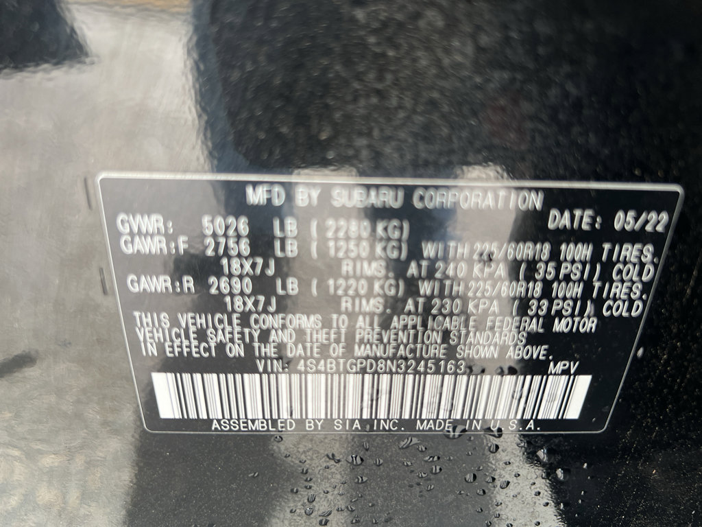 Used 2022 Subaru Outback Touring XT image 34