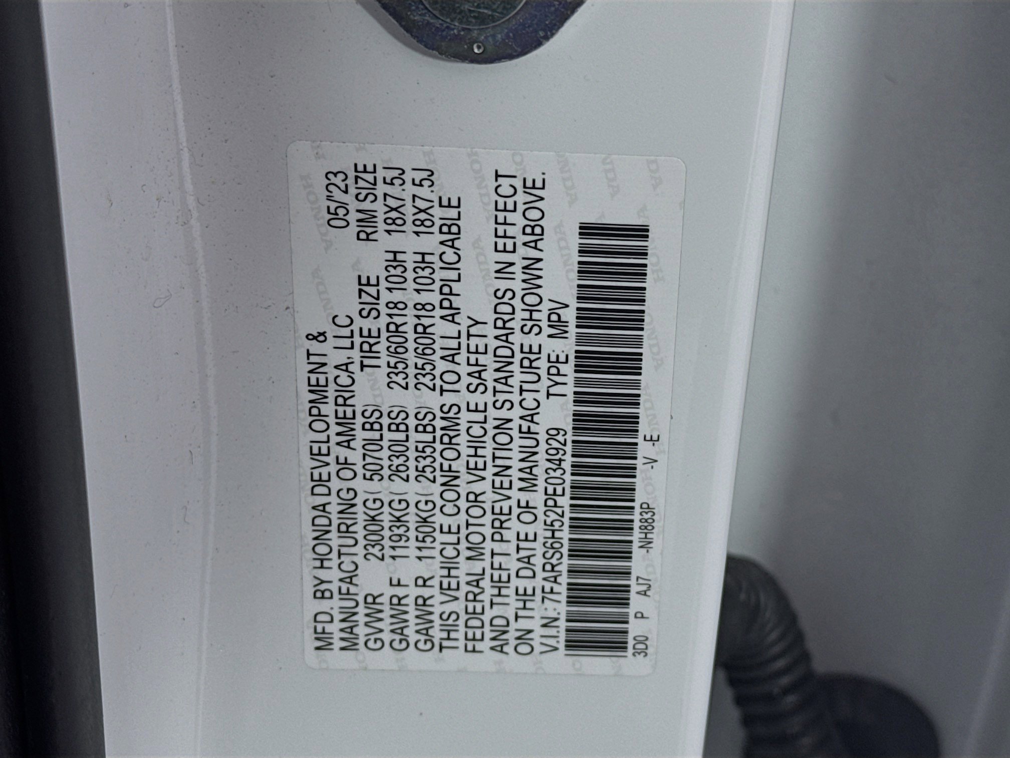 Certified 2023 Honda CR-V Sport image 32