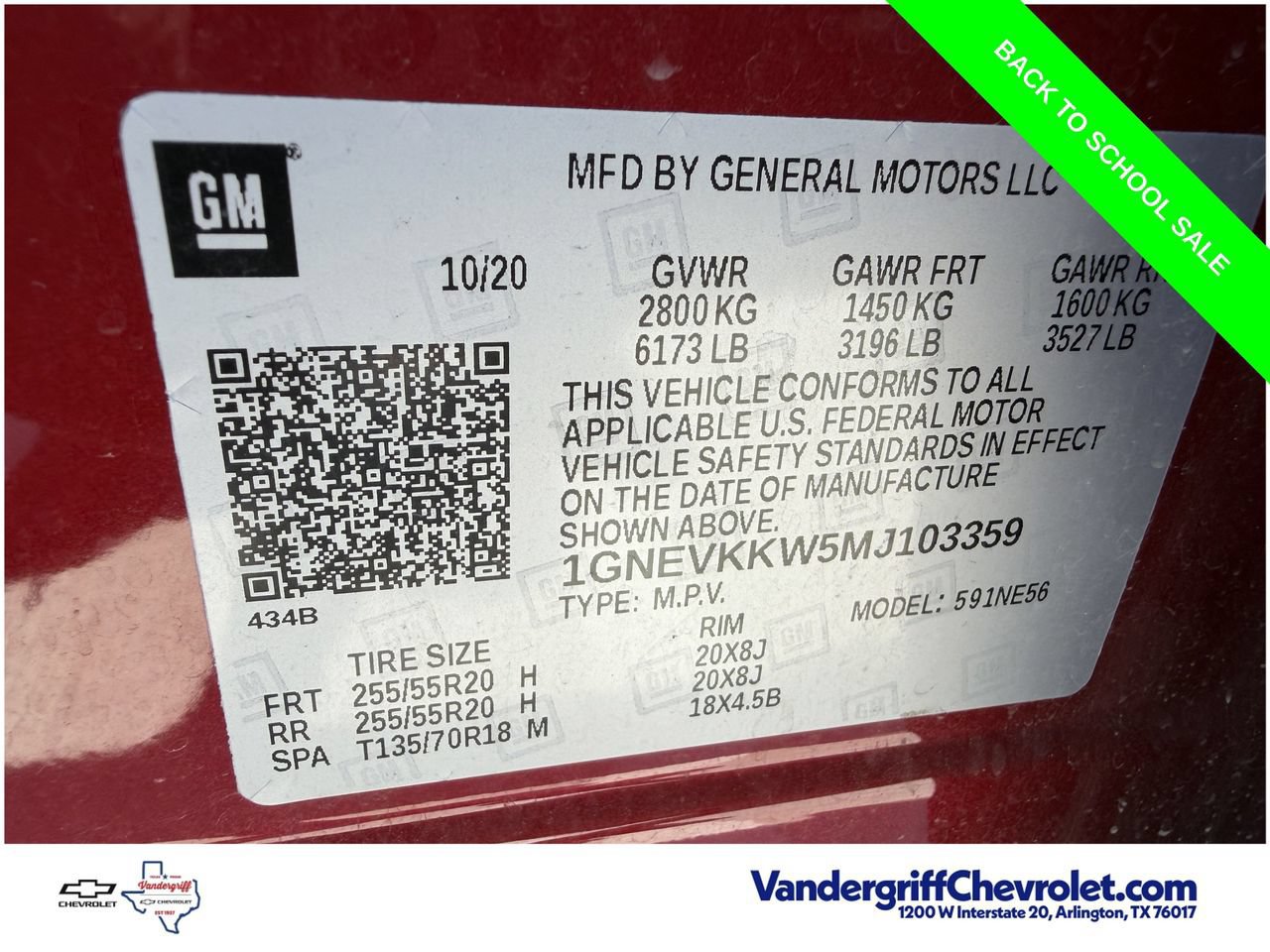 Used 2021 Chevrolet Traverse Premier w/ LPO, Floor Liner Package AWD/4WD image 27