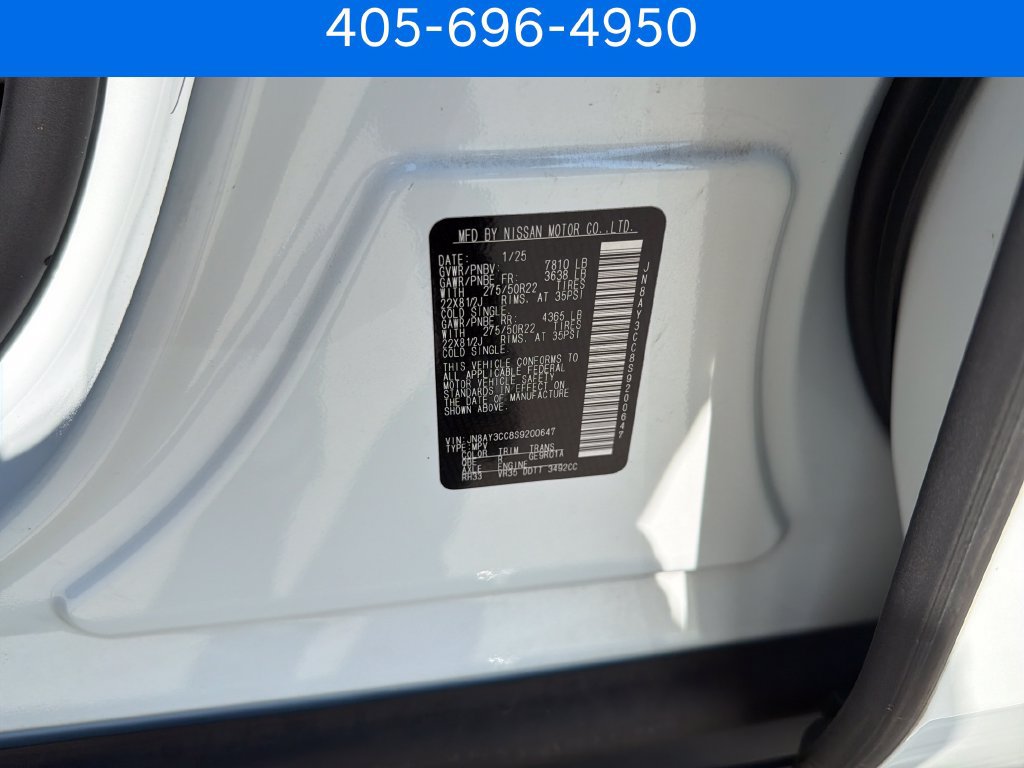 Used 2025 Nissan Armada Platinum Reserve AWD/4WD image 35