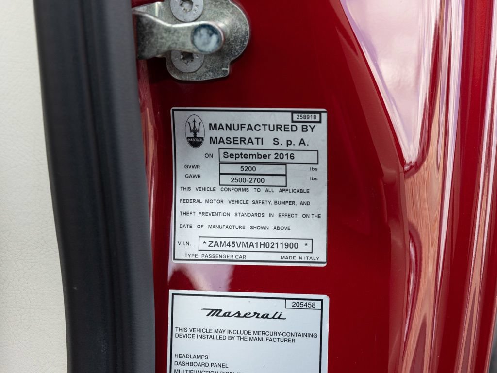 Used 2017 Maserati GranTurismo Convertible RWD image 73