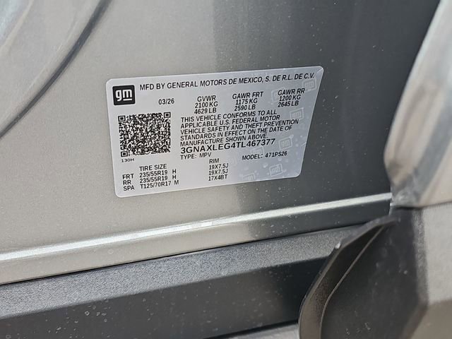 New 2026 Chevrolet Equinox RS w/ Convenience Package III FWD image 33