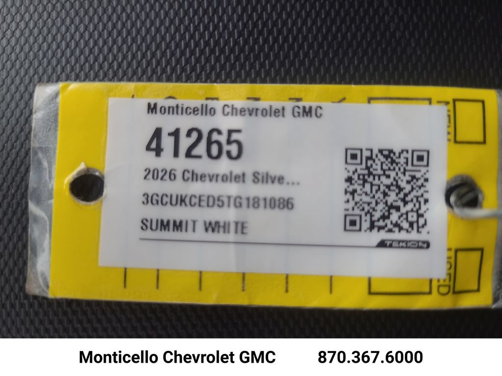 New 2026 Chevrolet Silverado 1500 Custom Trail Boss AWD/4WD image 21