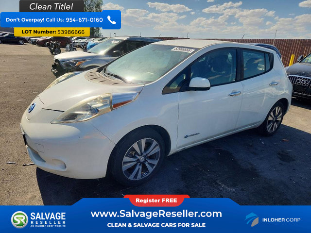 Used 2015 Nissan Leaf SV w/ LED & Quick Charge Package FWD image 1