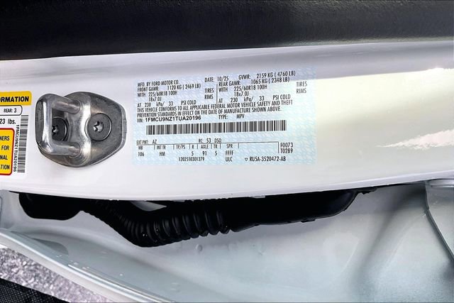 New 2026 Ford Escape ST-Line Select w/ Tech Pack #1 image 8