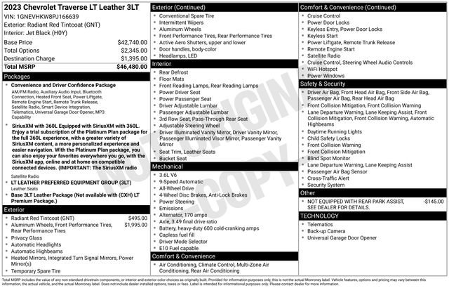 Used 2023 Chevrolet Traverse LT AWD/4WD image 29