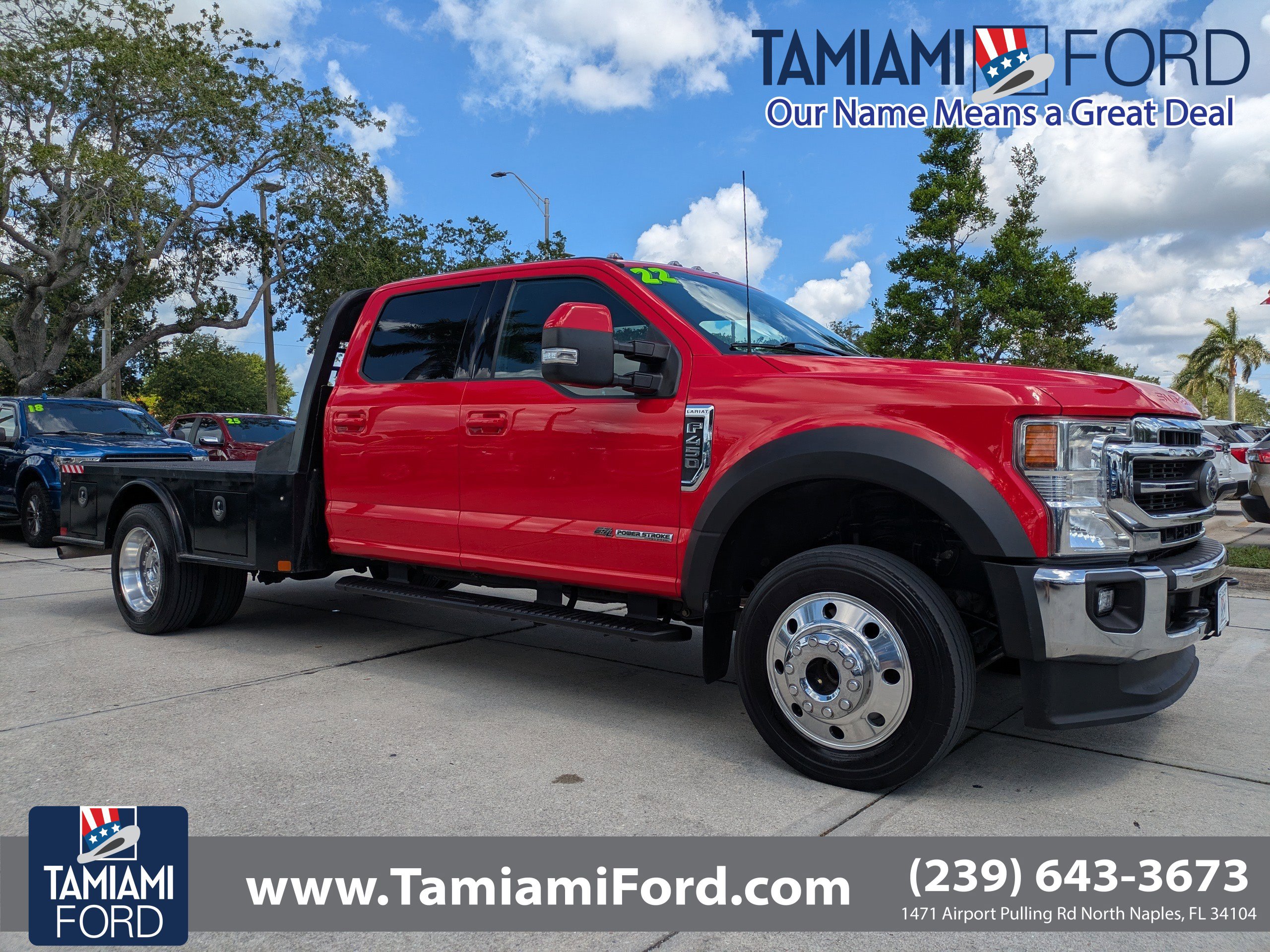 Used 2022 Ford F450 Lariat w/ Lariat Value Package AWD/4WD image 1