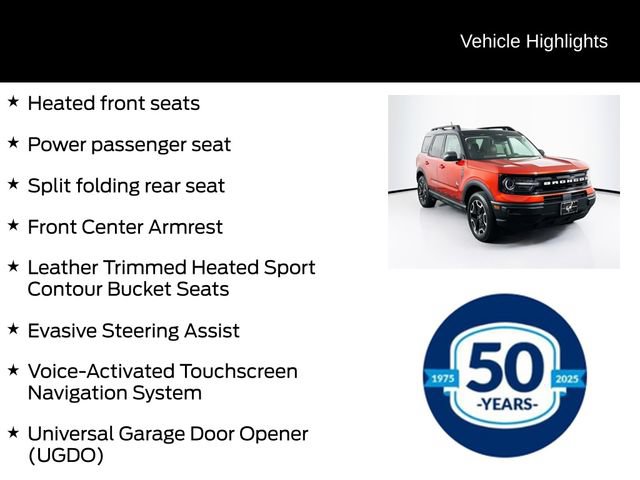 Certified 2023 Ford Bronco Sport Outer Banks w/ Tech Package AWD/4WD image 16