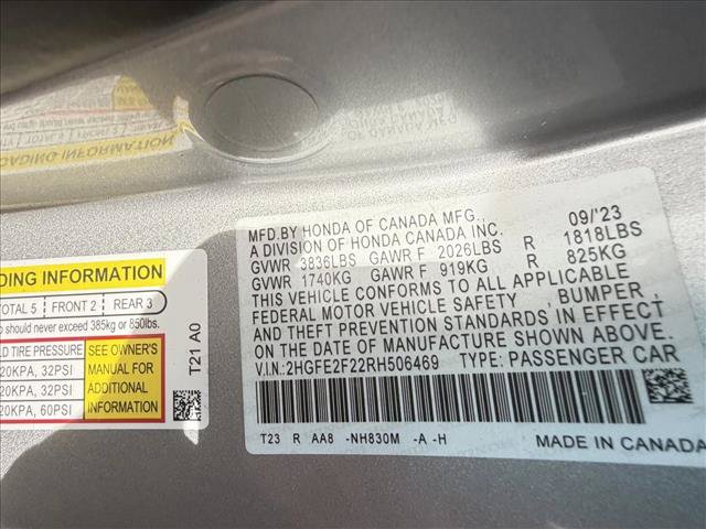 Used 2024 Honda Civic LX image 19