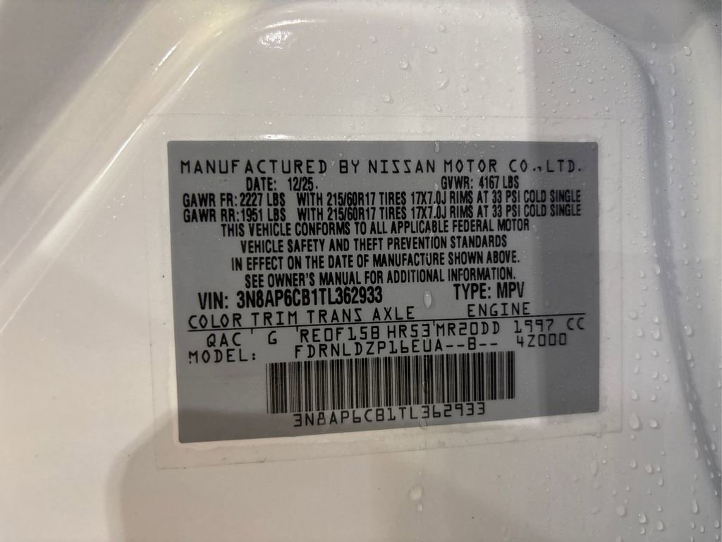 New 2026 Nissan Kicks SV w/ Cold Weather Package image 12