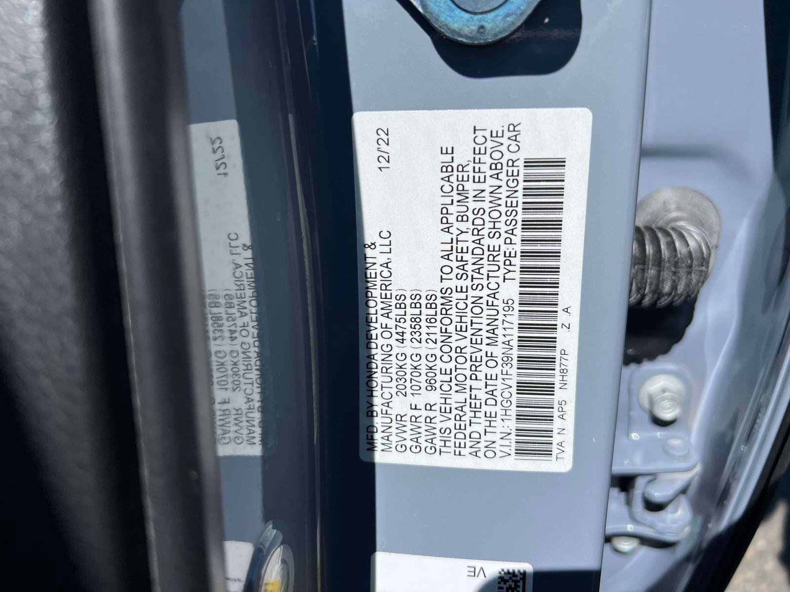 Used 2022 Honda Accord Sport image 22