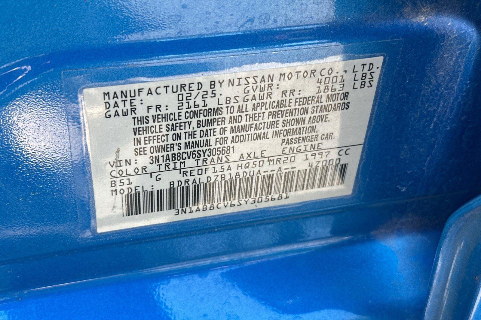 Certified 2025 Nissan Sentra SV FWD image 27