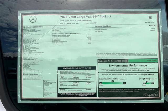 New 2025 Mercedes-Benz Sprinter 2500 image 18