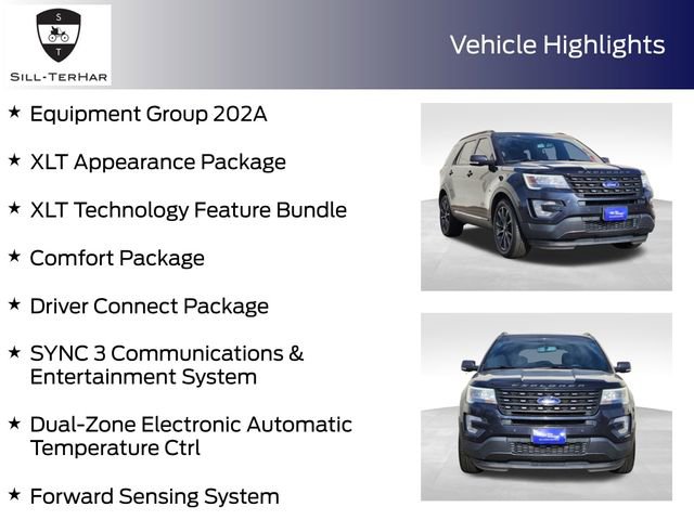 Certified 2017 Ford Explorer XLT w/ Equipment Group 202A image 4