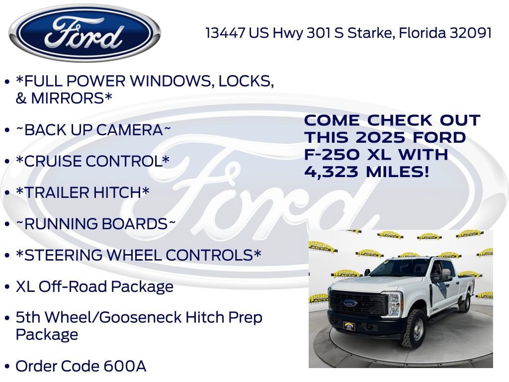New 2025 Ford F250 XL w/ XL Off-Road Package image 10
