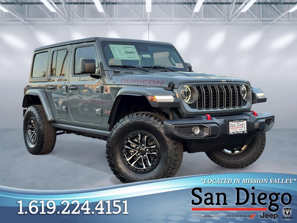 New 2025 Jeep Wrangler Unlimited Rubicon w/ XTREMEE 35" Tire Package image 1