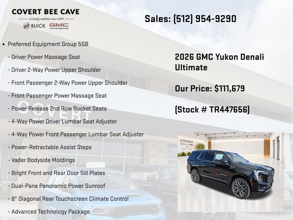 New 2026 GMC Yukon Denali Ultimate AWD/4WD image 7