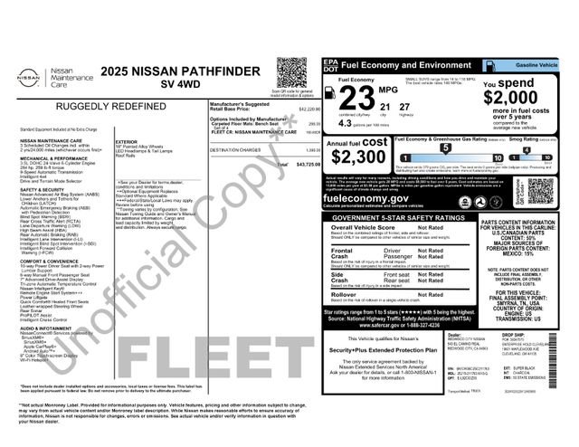 Used 2025 Nissan Pathfinder SV AWD/4WD image 24