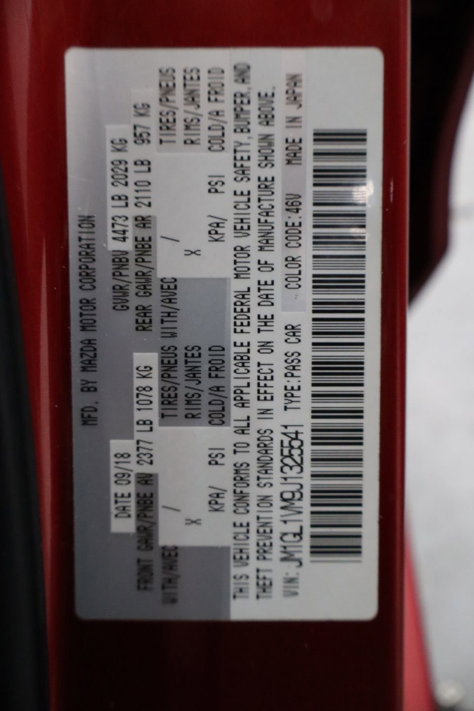 Used 2018 MAZDA MAZDA6 Touring image 30