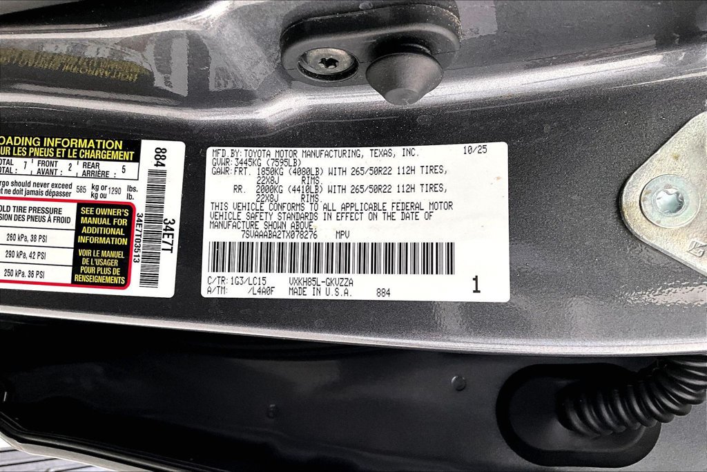 Used 2026 Toyota Sequoia Capstone AWD/4WD image 43