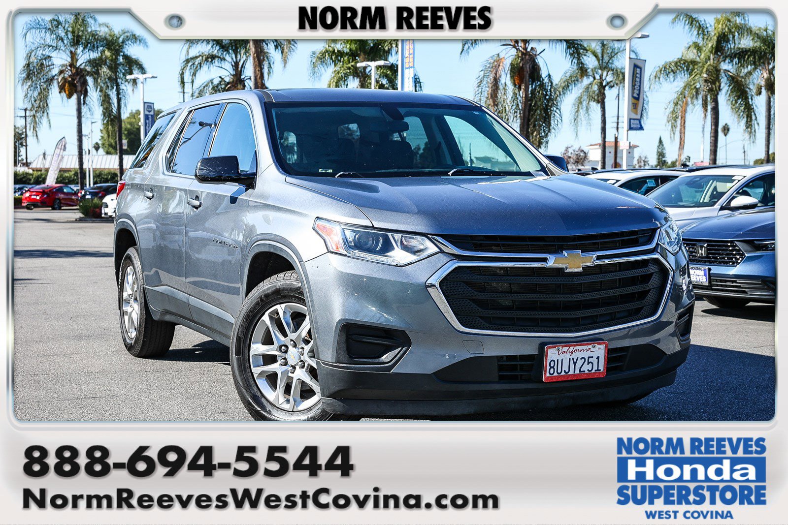 Used 2020 Chevrolet Traverse LS
