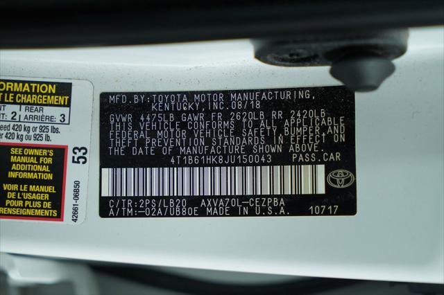Used 2018 Toyota Camry XSE FWD image 45