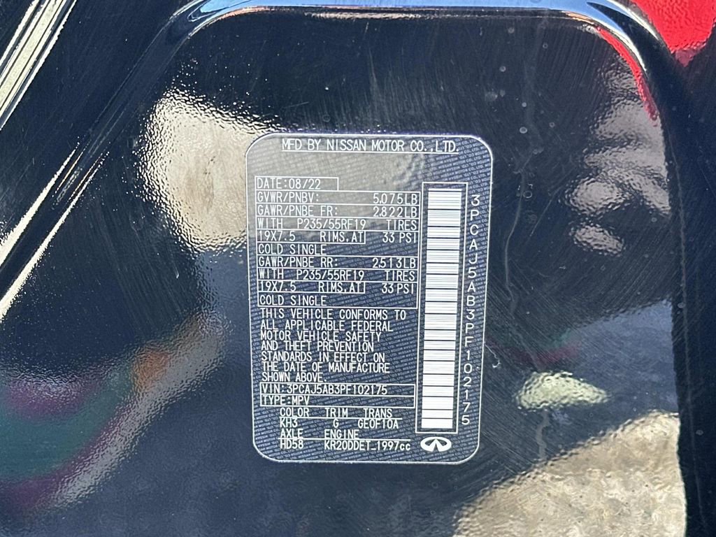 Certified 2023 INFINITI QX50 Pure AWD/4WD image 43