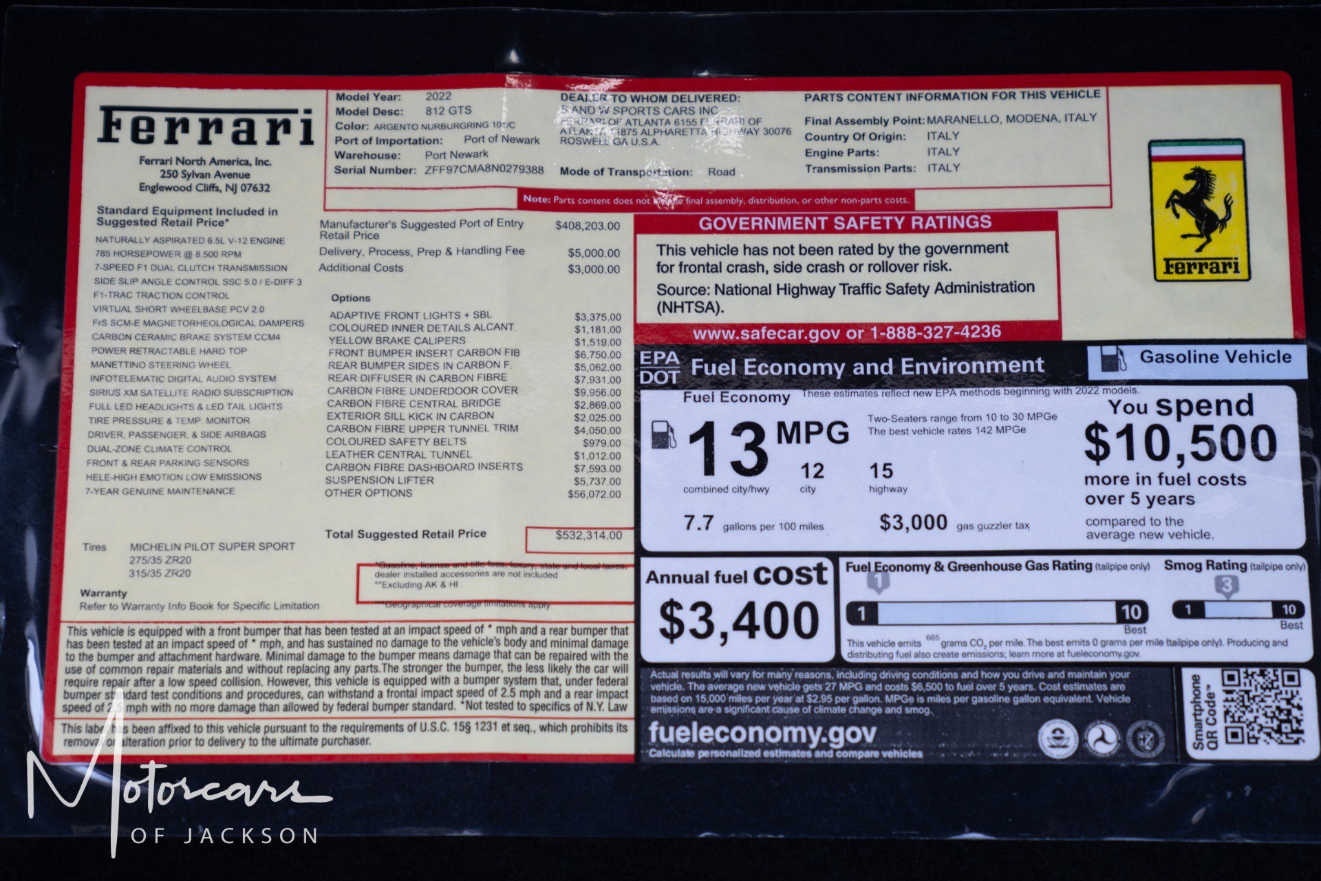 Used 2022 Ferrari 812 GTS image 24