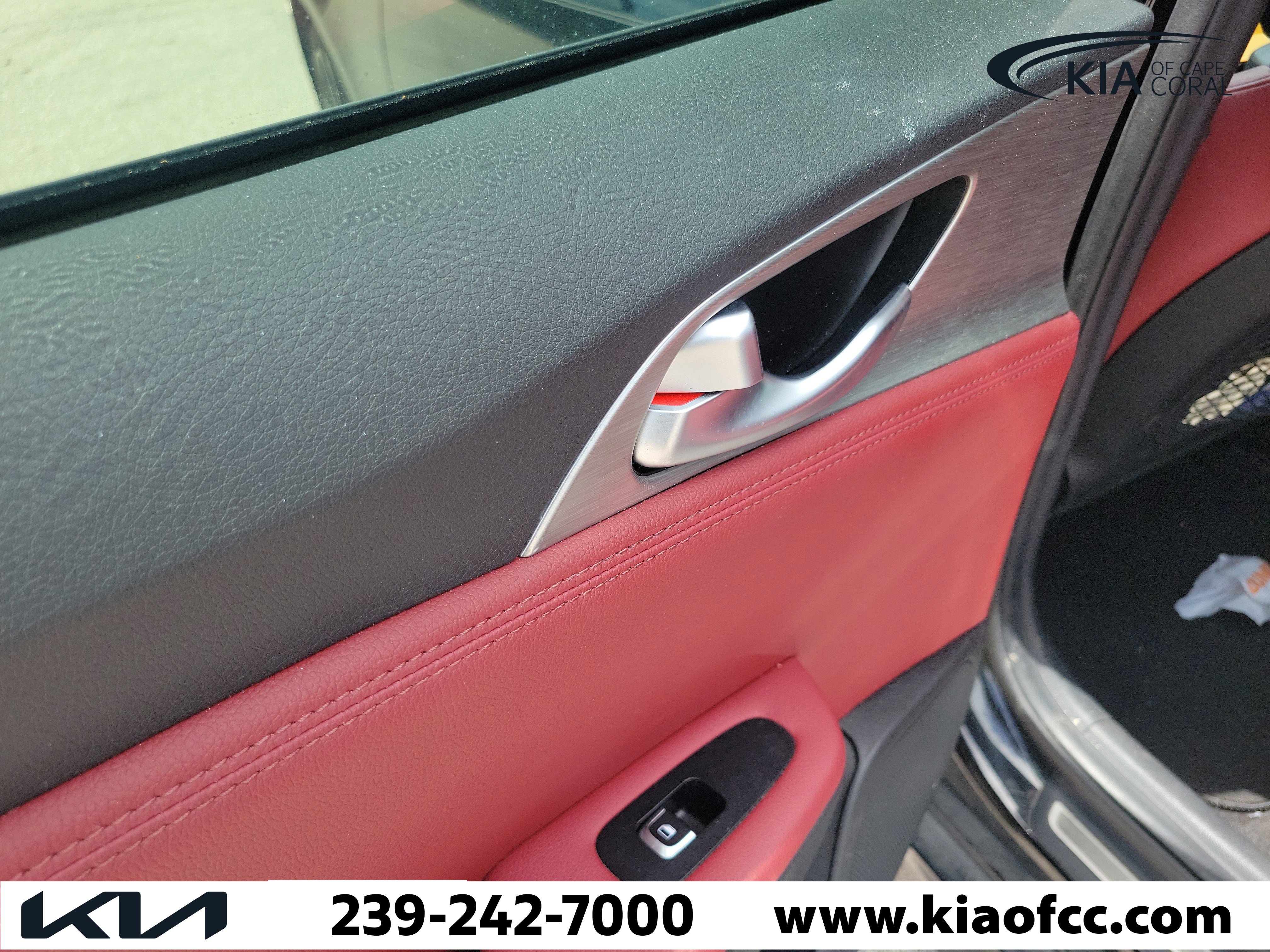 Certified 2022 Kia Stinger GT1 w/ Red Interior Color Package RWD image 13