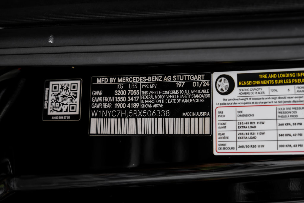Used 2024 Mercedes-Benz G 63 AMG 4MATIC image 56