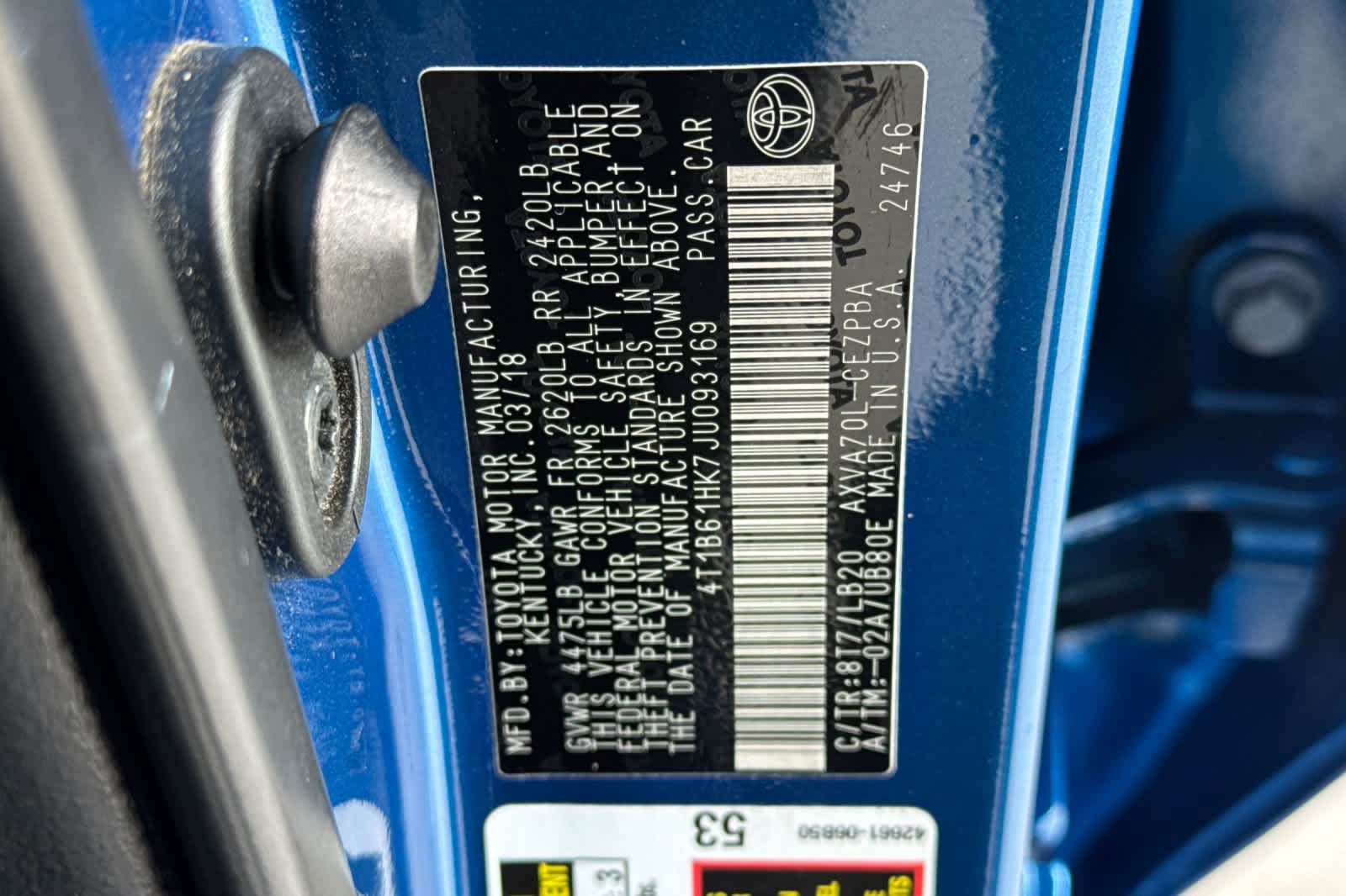 Used 2018 Toyota Camry XSE w/ Audio Package FWD image 31