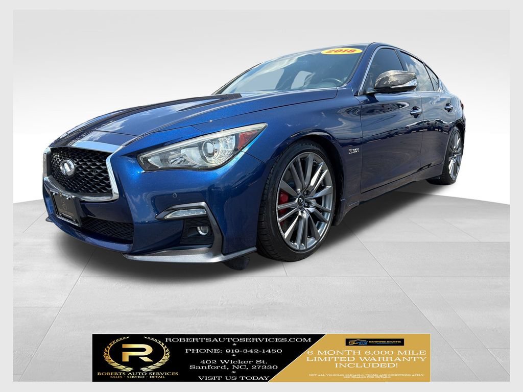 Used 2018 INFINITI Q50 Red Sport 400 w/ Proactive Package