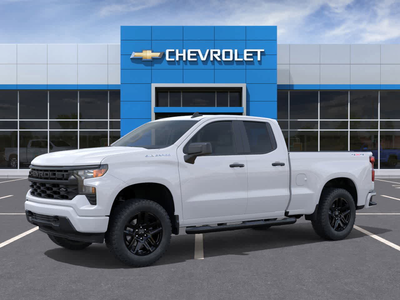 New 2026 Chevrolet Silverado 1500 Custom w/ Turbomax Blackout Package image 2