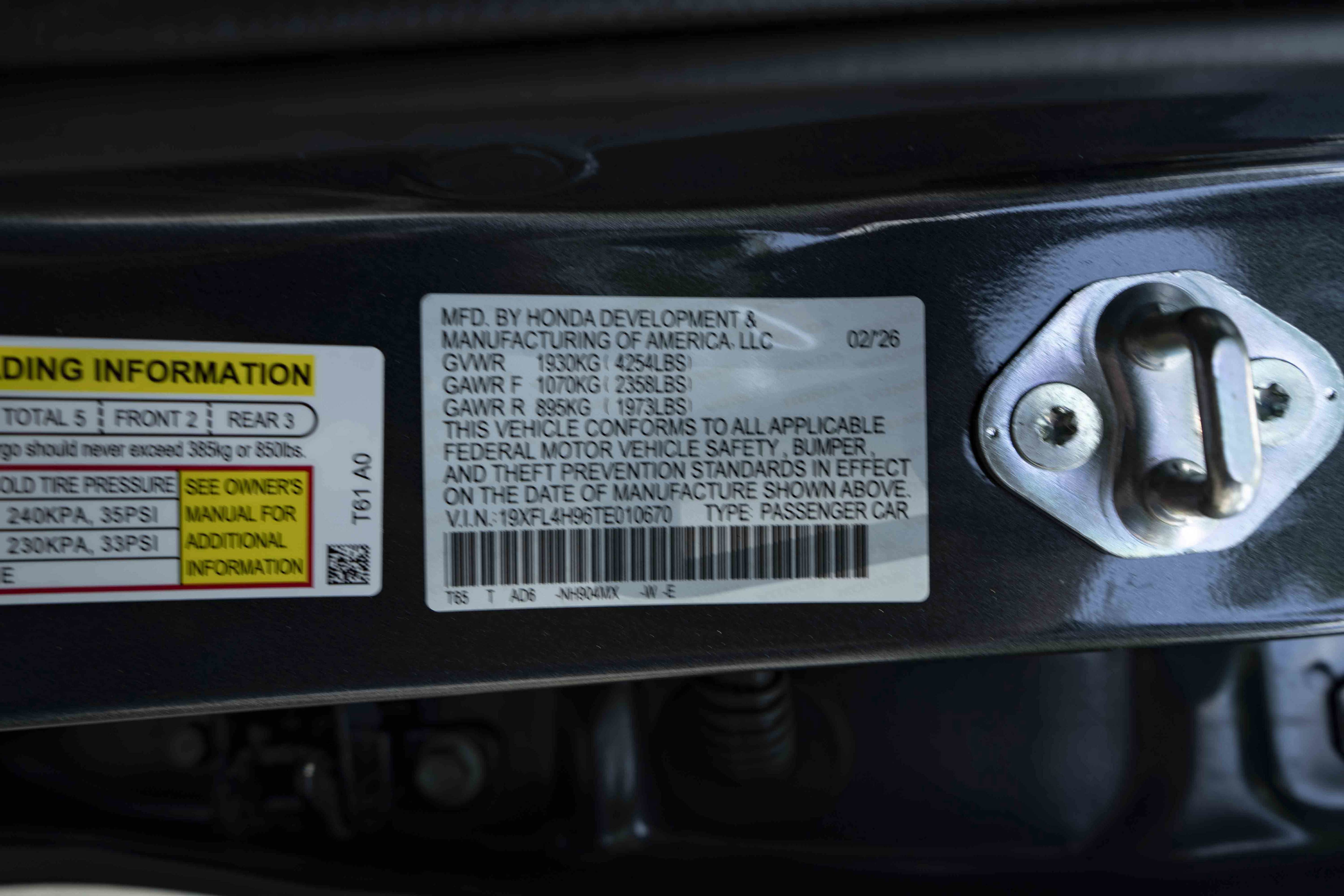 Used 2026 Honda Civic Sport Touring image 45