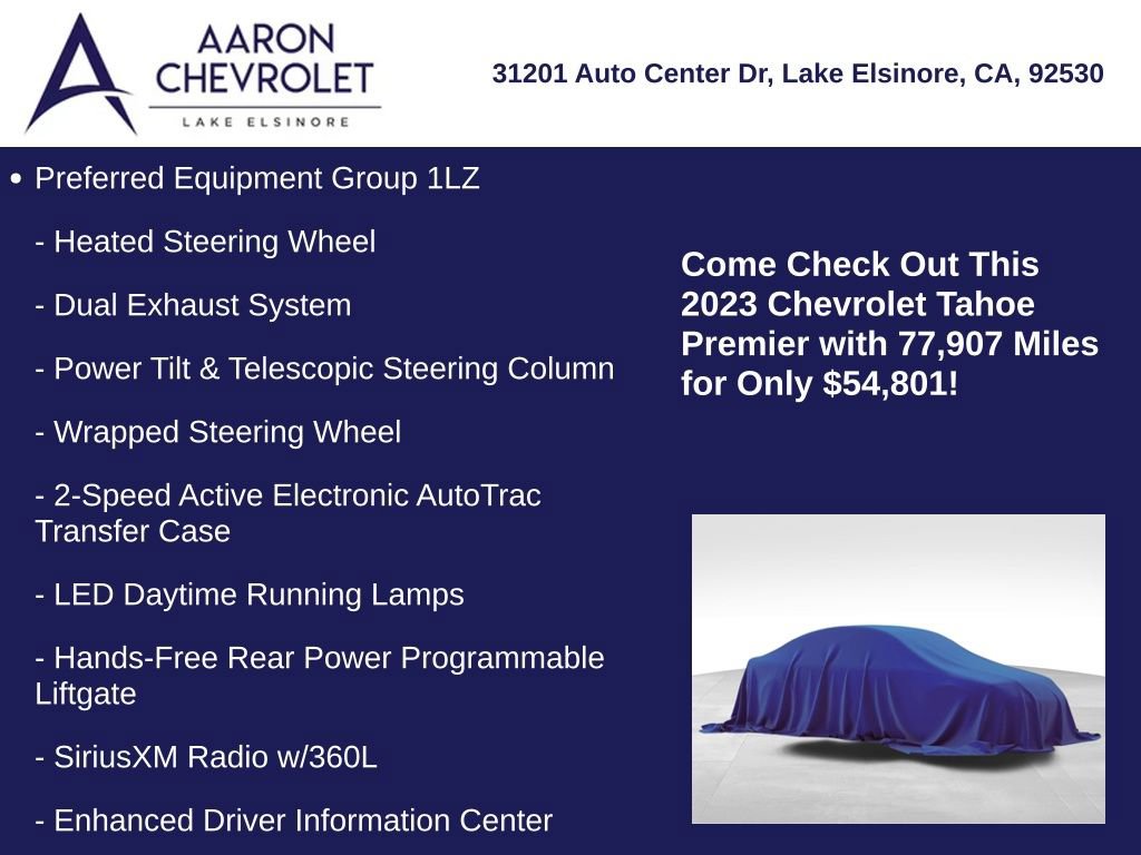 Used 2023 Chevrolet Tahoe Premier w/ Premium Package image 15