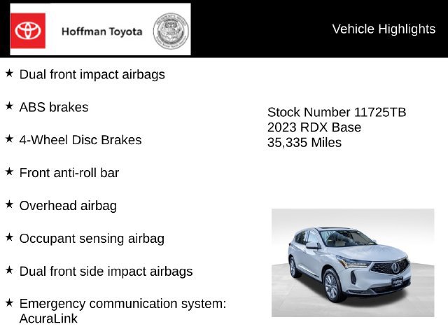 Used 2023 Acura RDX AWD image 20