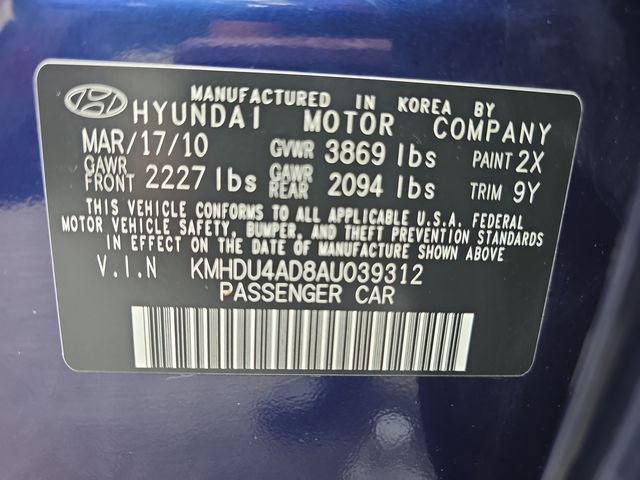 Used 2010 Hyundai Elantra GLS FWD image 25