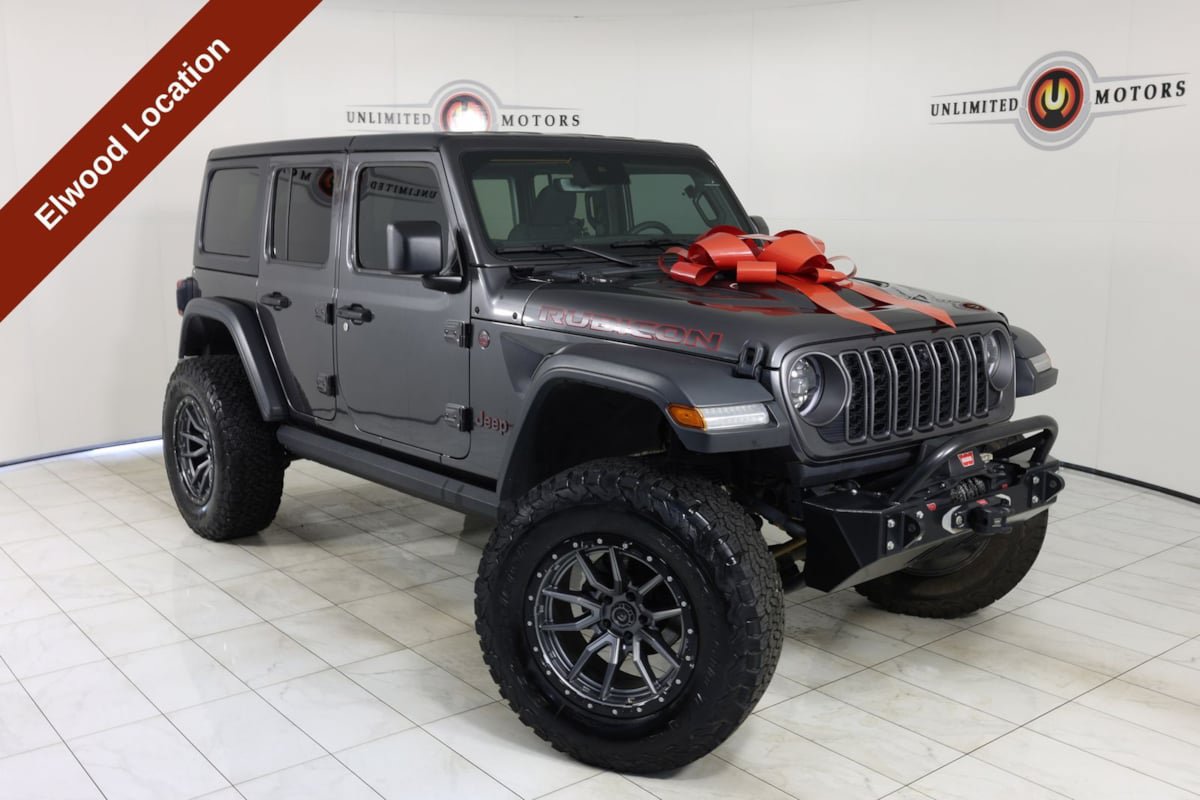 Used 2024 Jeep Wrangler Unlimited Rubicon w/ XTREMEE 35" Tire Package